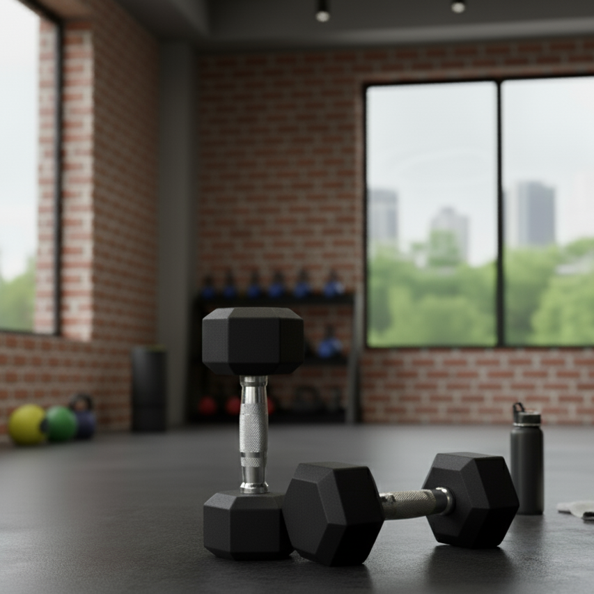 Hustler PVC Dumbbell Set | Fixed Weights | Full Body Workout