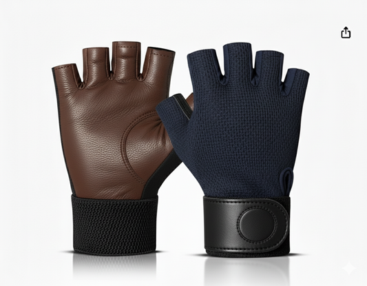 Hustler Warrior Gym Gloves with Wrist Support | Training & Weightlifting Gloves for Men & Women | Exercise, Cycling & Riding Gear – Black (Large, 8"–8.5")