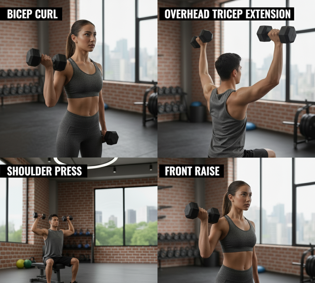 Hustler PVC Dumbbell Set | Fixed Weights | Full Body Workout